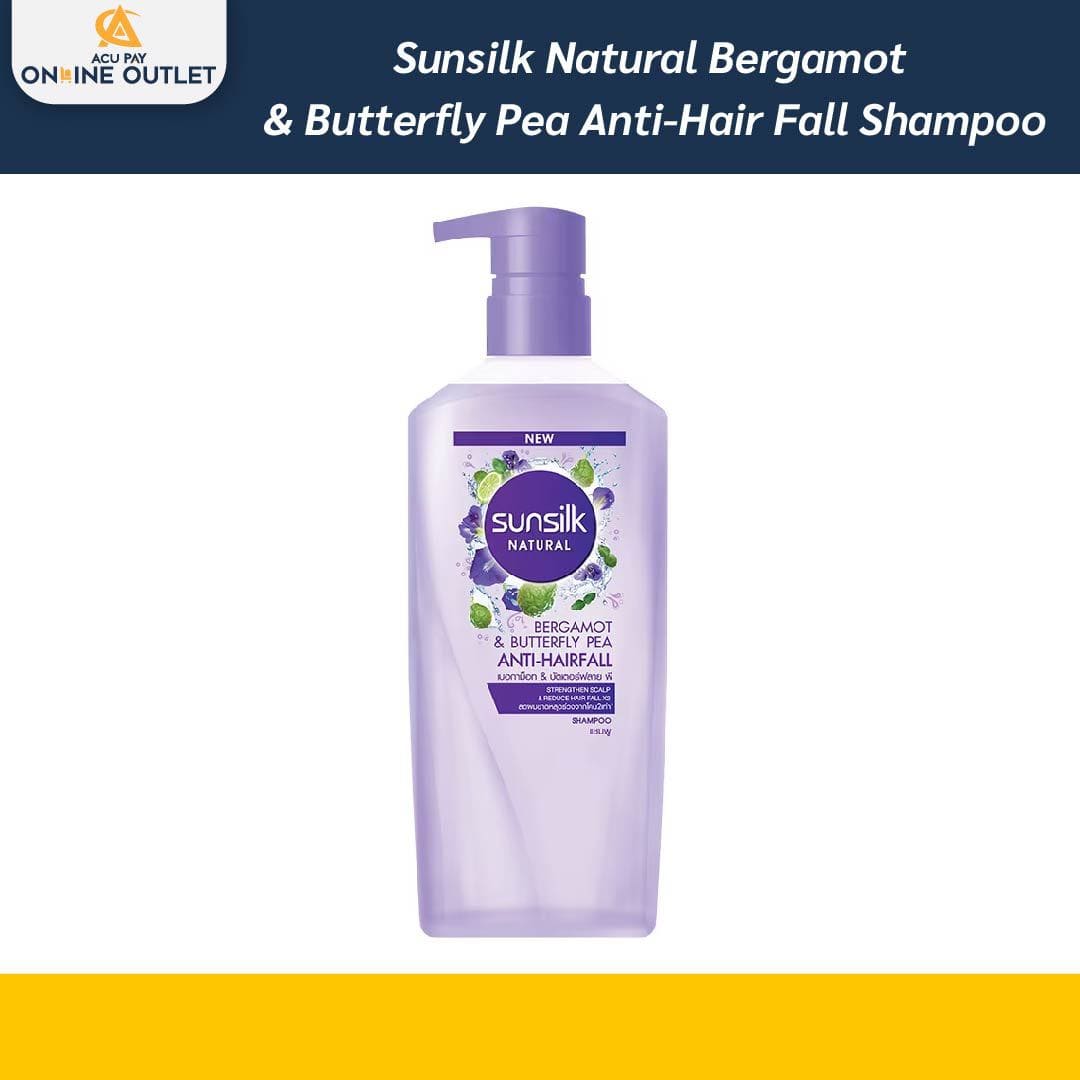 Sunsilk Natural Bergamot & Butterfly Pea Anti-Hair Fall Shampoo