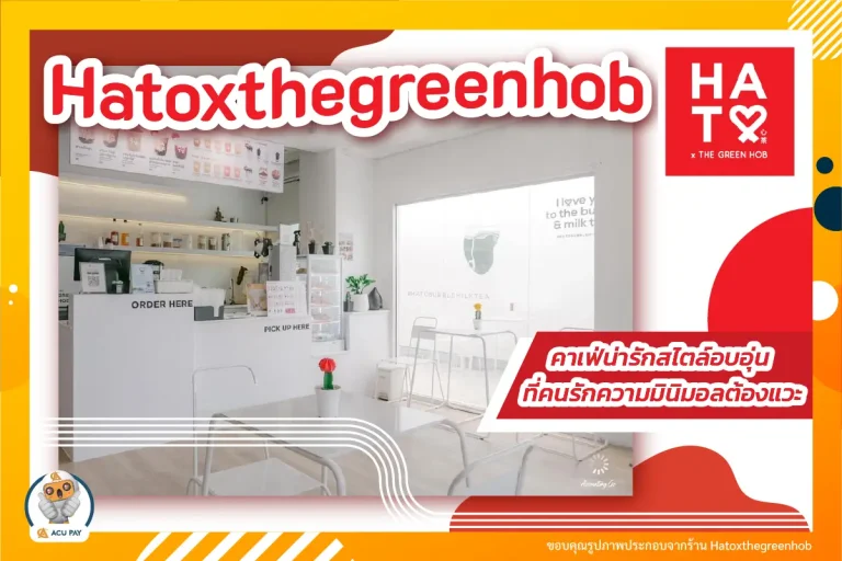 Hatoxthegreenhob คาเฟ่น่ารักสไตล์อบอุ่น ที่คนรักความมินิมอลต้องแวะ