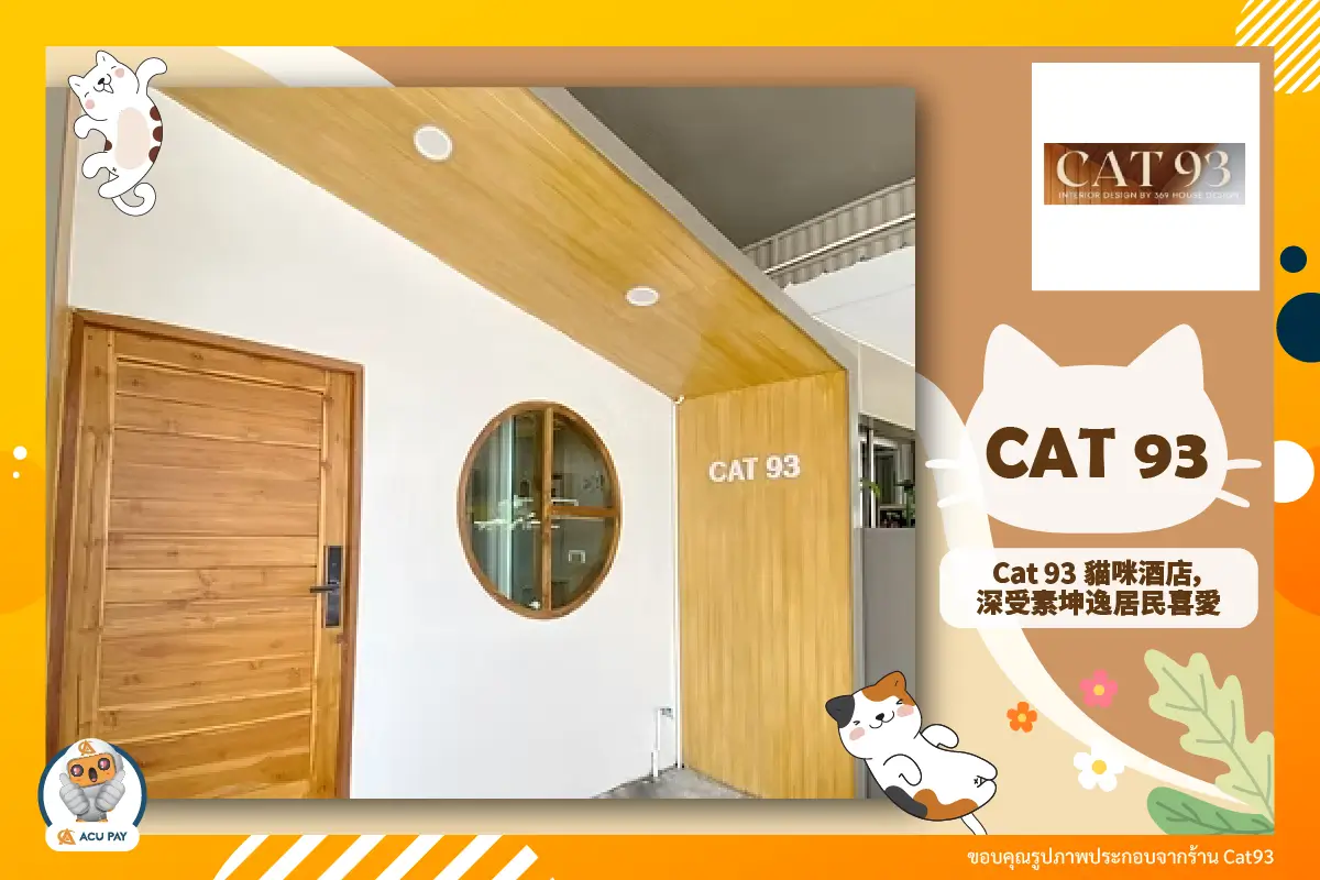 Cat 93 貓咪酒店，深受素坤逸居民喜愛