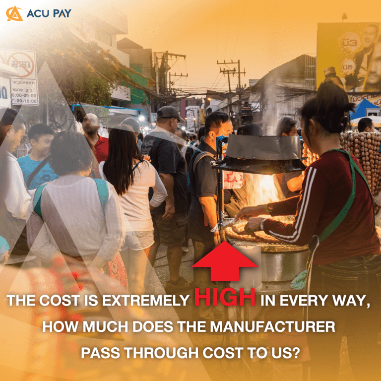 the cost is extremely high in every way, how much does the manufacturer pass through cost to us?