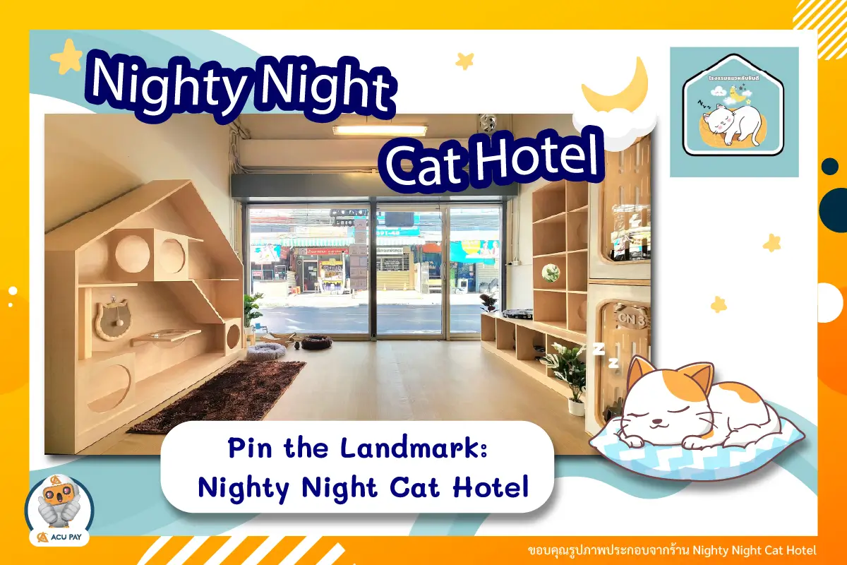 Pin the Landmark: Nighty Night Cat Hotel