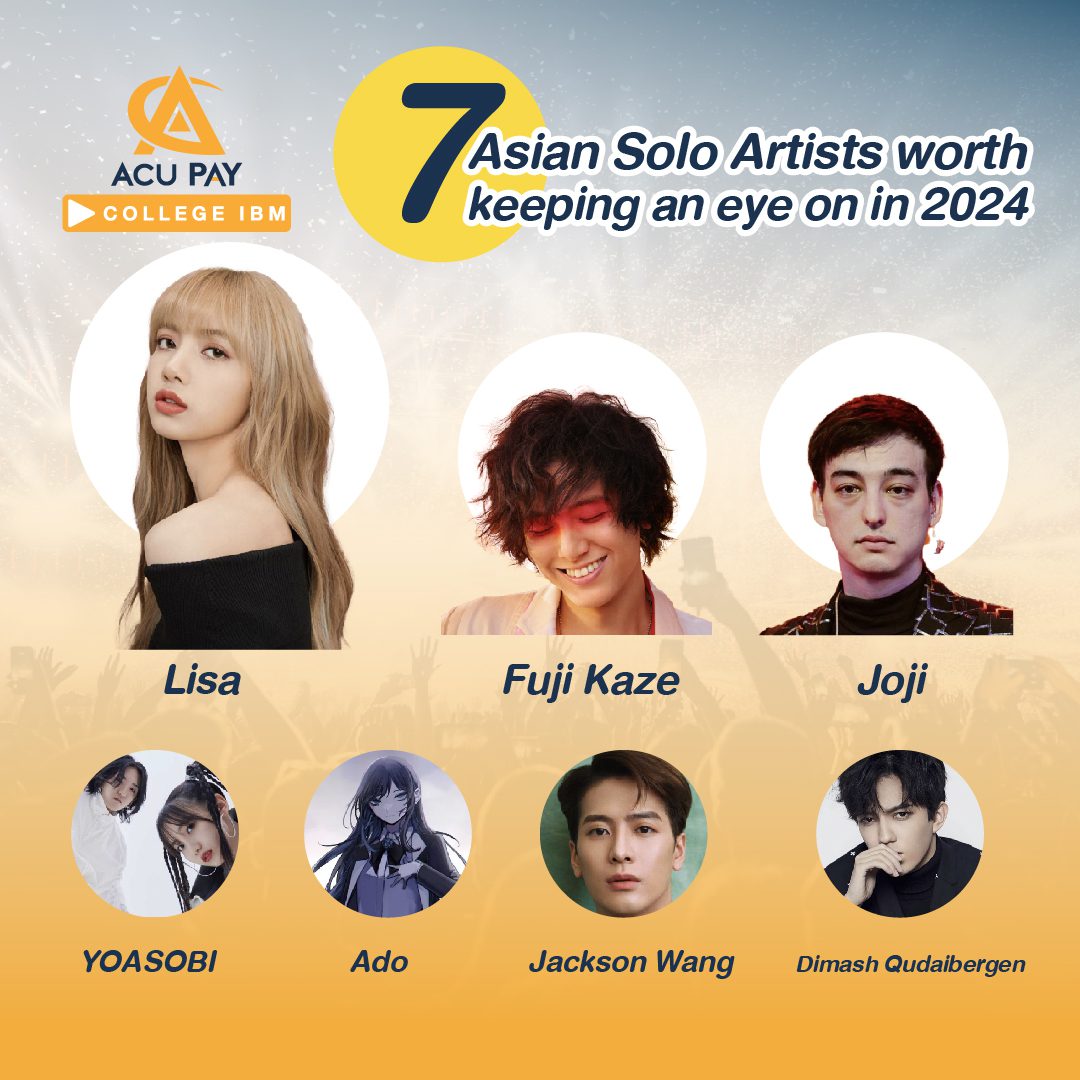 7 Asian Solo Artists worth keeping an eye on in 2024 - ACU Pay