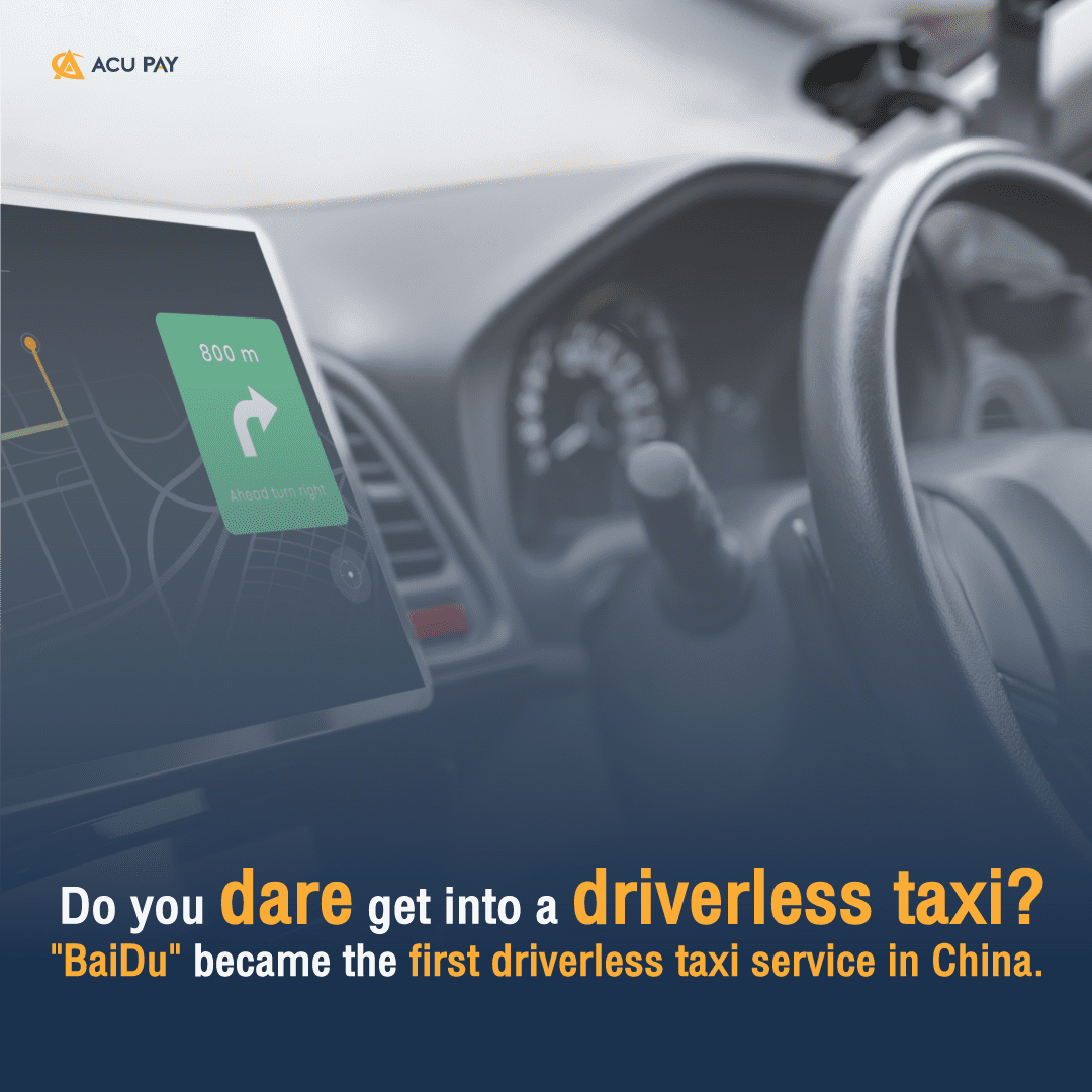 Do you dare get into a driverless taxi? "BaiDu" became the first driverless taxi service in China. ​