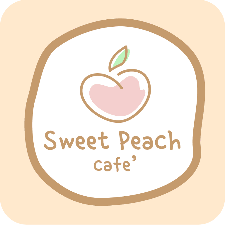 sweetpeachcafe-โลโก้